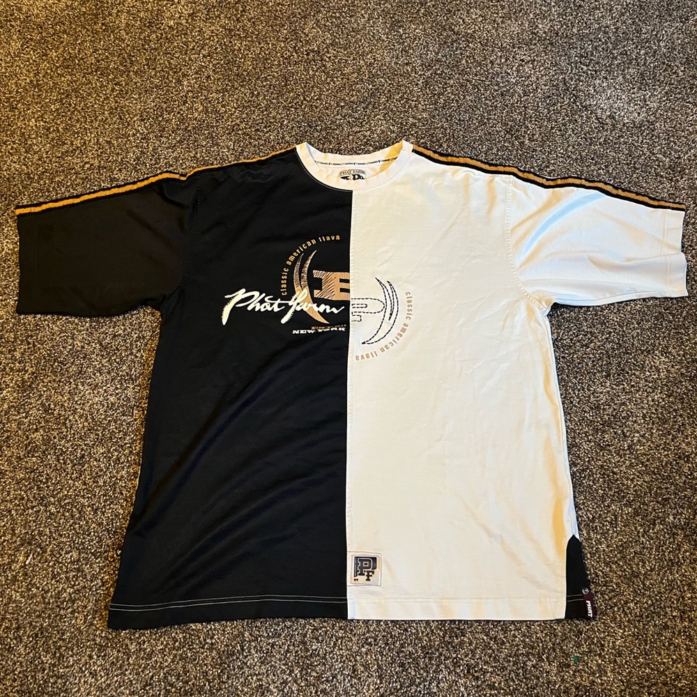 Vintage Phat Farms Split Color XL Tee